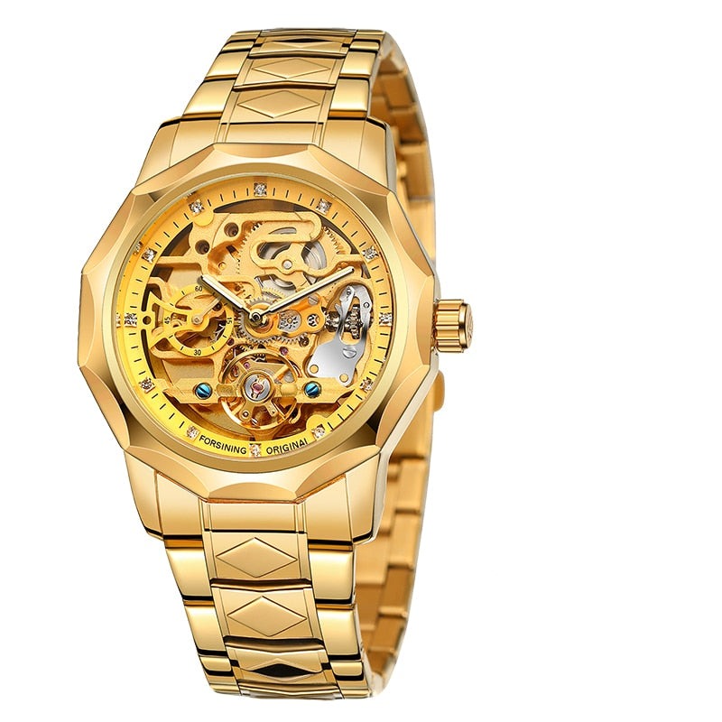 Forsining gold clearance watch