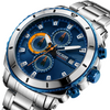 Awesome Blue Dial Chronograph Quartz Watch 2022 Bellissimo Deals