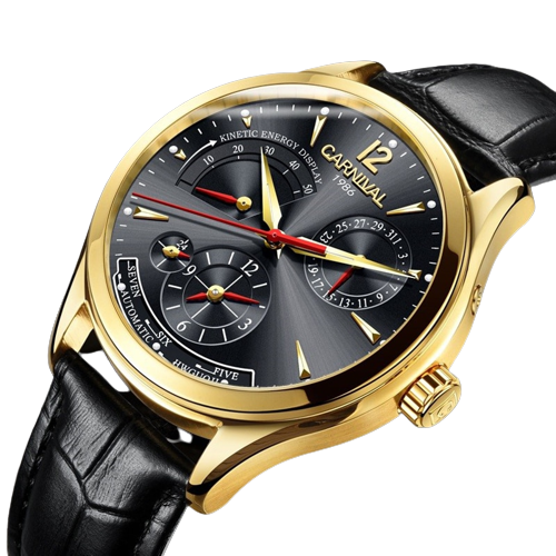 Awesome Kinetic Energy Dual Time Wristwatch Bellissimo Deals