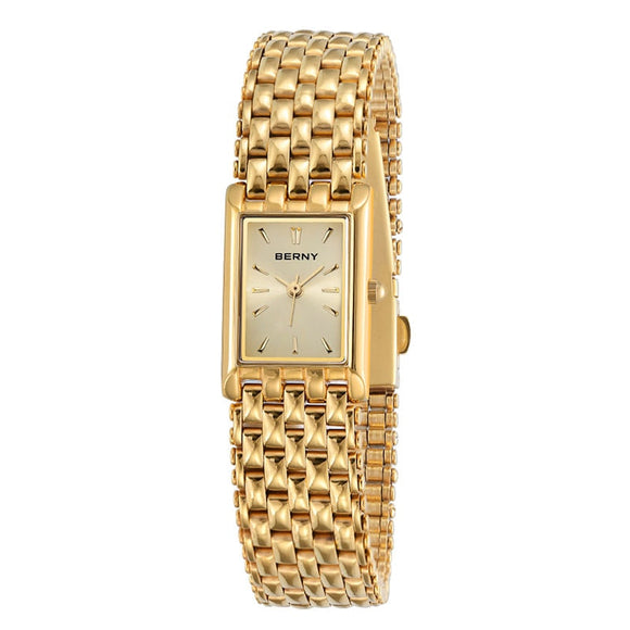 BERNY Women's Luxury Gold Watch 2166L Bellissimo Deals
