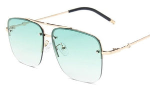 Big Square Rimless Sunglasses Bellissimo Deals