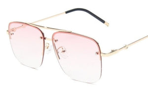 Big Square Rimless Sunglasses Bellissimo Deals