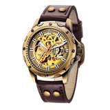 Bronze Skeleton Mechanical Watch Bellissimo Deals