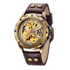 Load image into Gallery viewer, Bronze Skeleton Mechanical Watch Bellissimo Deals