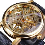 Fashion Luxury Hollow Skeleton Round Strap Wristwatch Bellissimo Deals