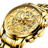 Gold Hollow Automatic Mechanical Watch Bellissimo Deals