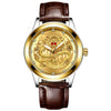 Load image into Gallery viewer, Gold Luxury Dragon Watch Bellissimo Deals