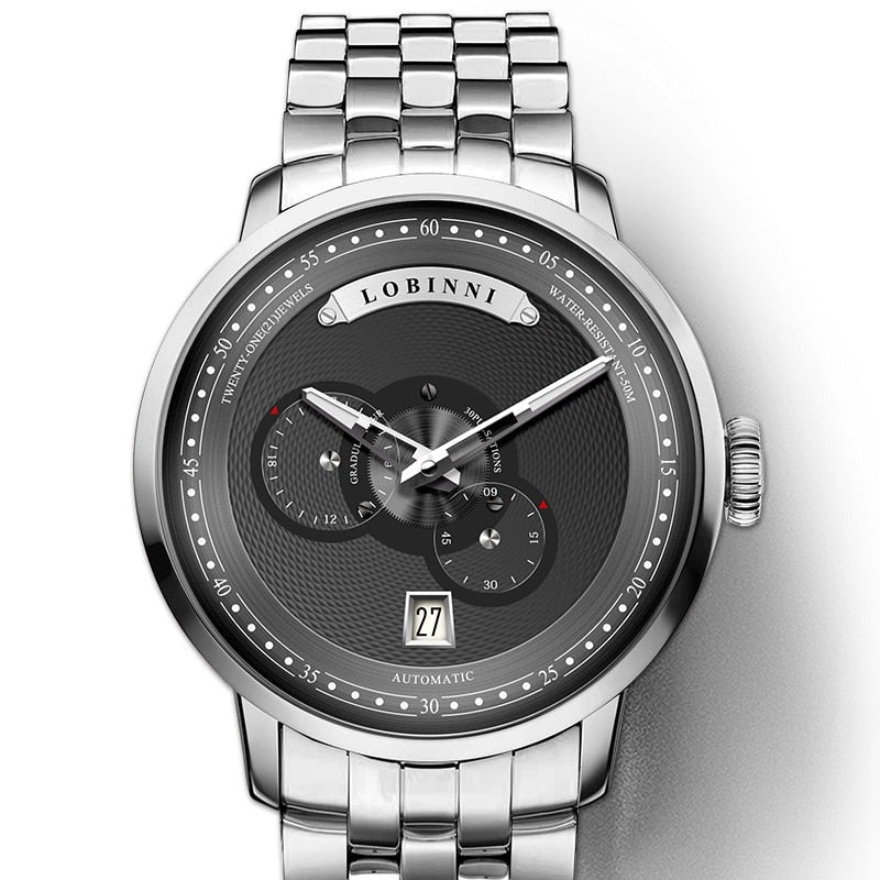 LOBINNI New Luxury Miyota 8215 Automatic Watch-Bellissimodeals
