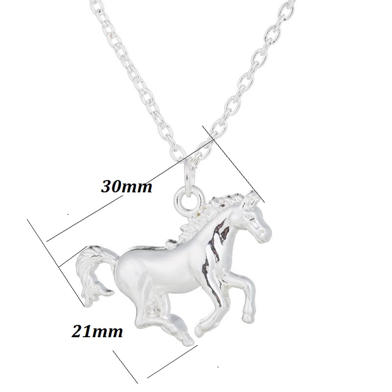 Horse Pendants Necklace Bellissimo Deals