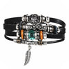 Load image into Gallery viewer, Leather Bracelet Stone Bellissimo Deals