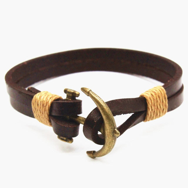 Leather Charm Bracelet Bangle Bellissimo Deals