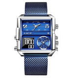 Luxury Men's Watch Dial Display Square Watch Bellissimo Deals