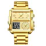 Luxury Men's Watch Dial Display Square Watch Bellissimo Deals