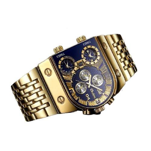 Luxury Multi Clock Stainless Square Watch Bellissimo Deals