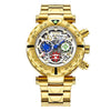 Multi-function Chronograph Gold Watch Bellissimo Deals