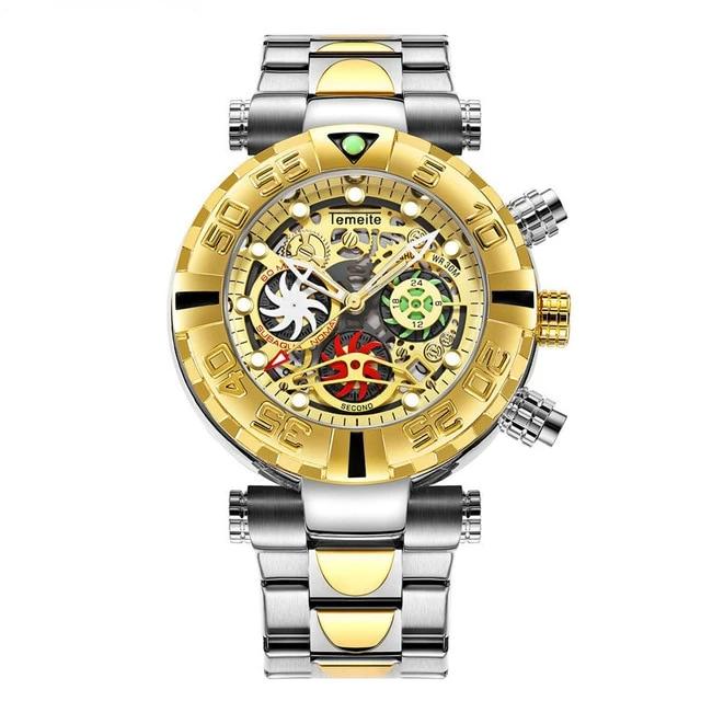 Multi-function Chronograph Gold Watch Bellissimo Deals