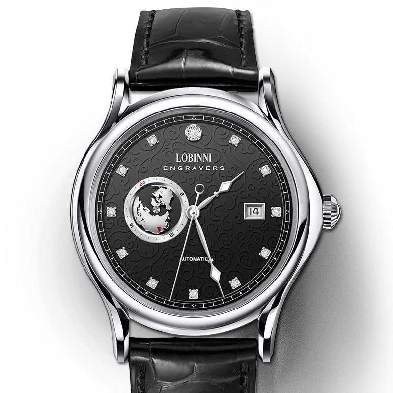 New Luxury LOBINNI Business Automatic watch Miyota 8217_Bellissimodeals