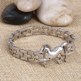 Stainless Steel Charm Bracelet Bellissimo Deals