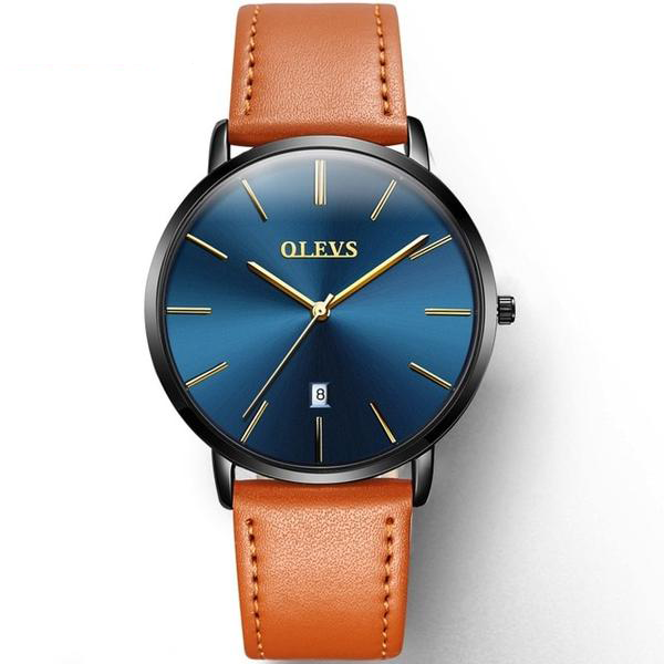 Thin clearance analog watch