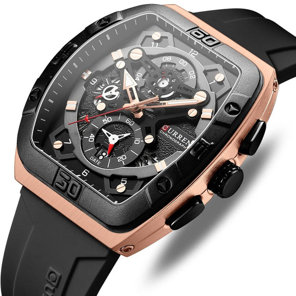 New Top Brand CURREN Luxury Sport Watch for Men 8443-Bellissimo Deals